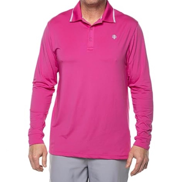 Coolibar Other - Coolibar Men’s Pink Golf Polo NWT [G6]